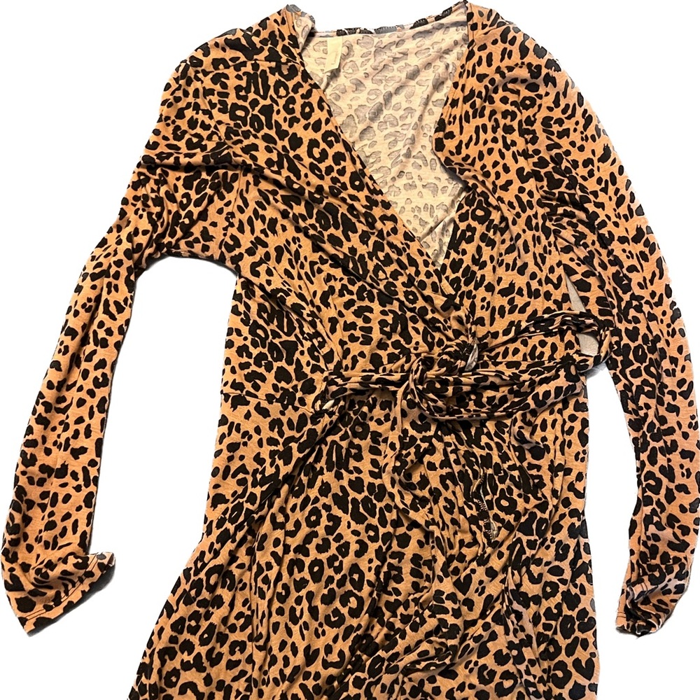 Leopard Wrap Dress